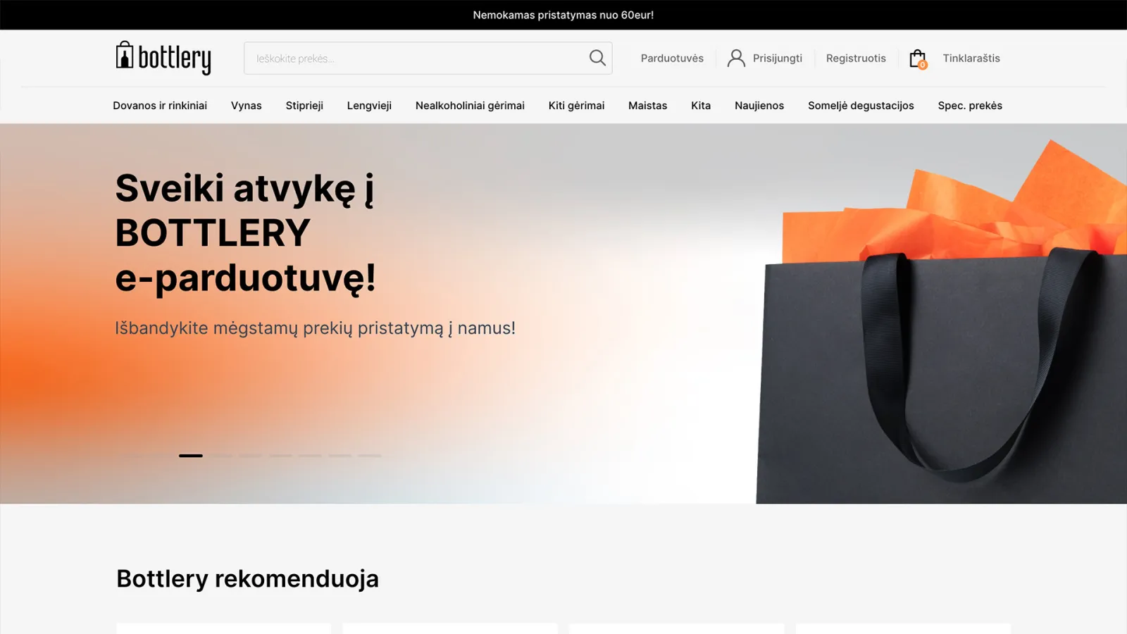 Bottlery E-commerce Store