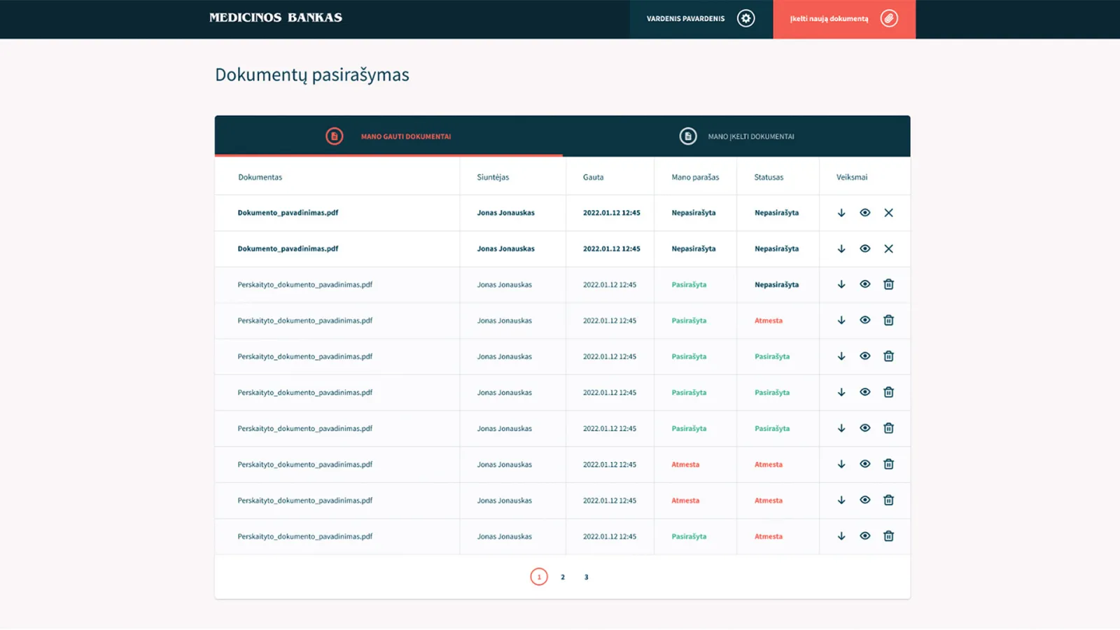 Document Signing Portal for a Bank
