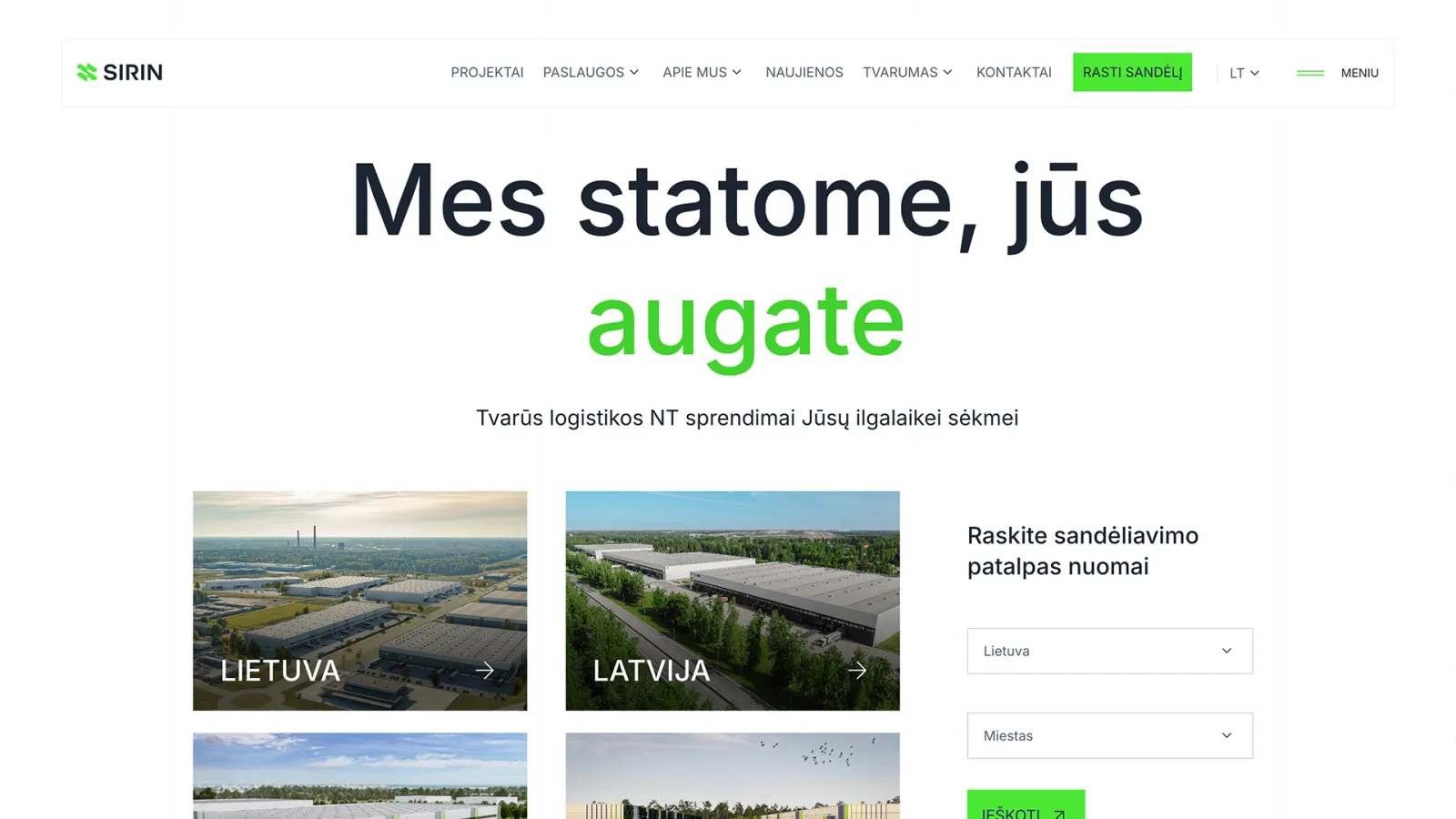 Sirin.eu website development