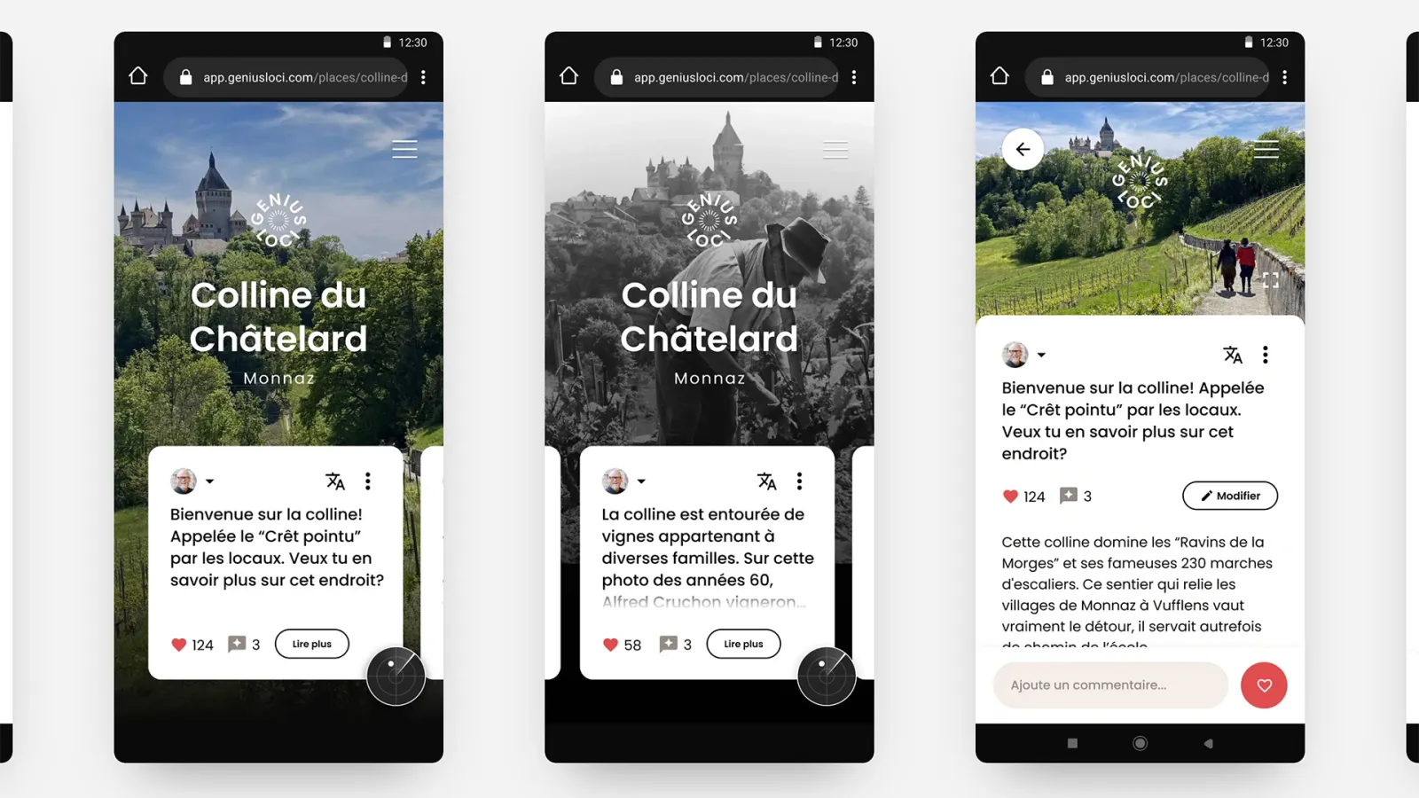 Genius Loci Web Application / Platform