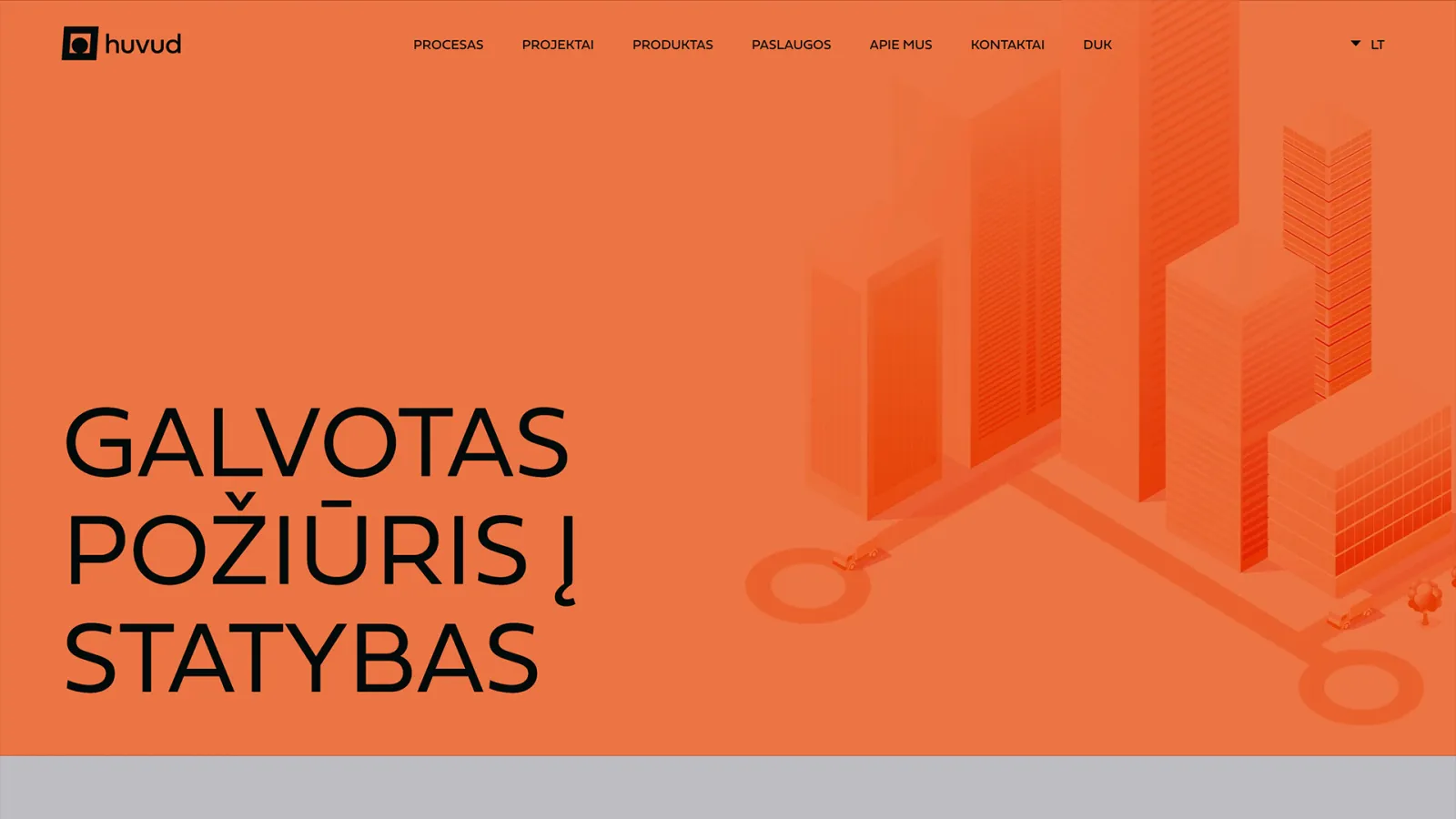 HUVUD website development