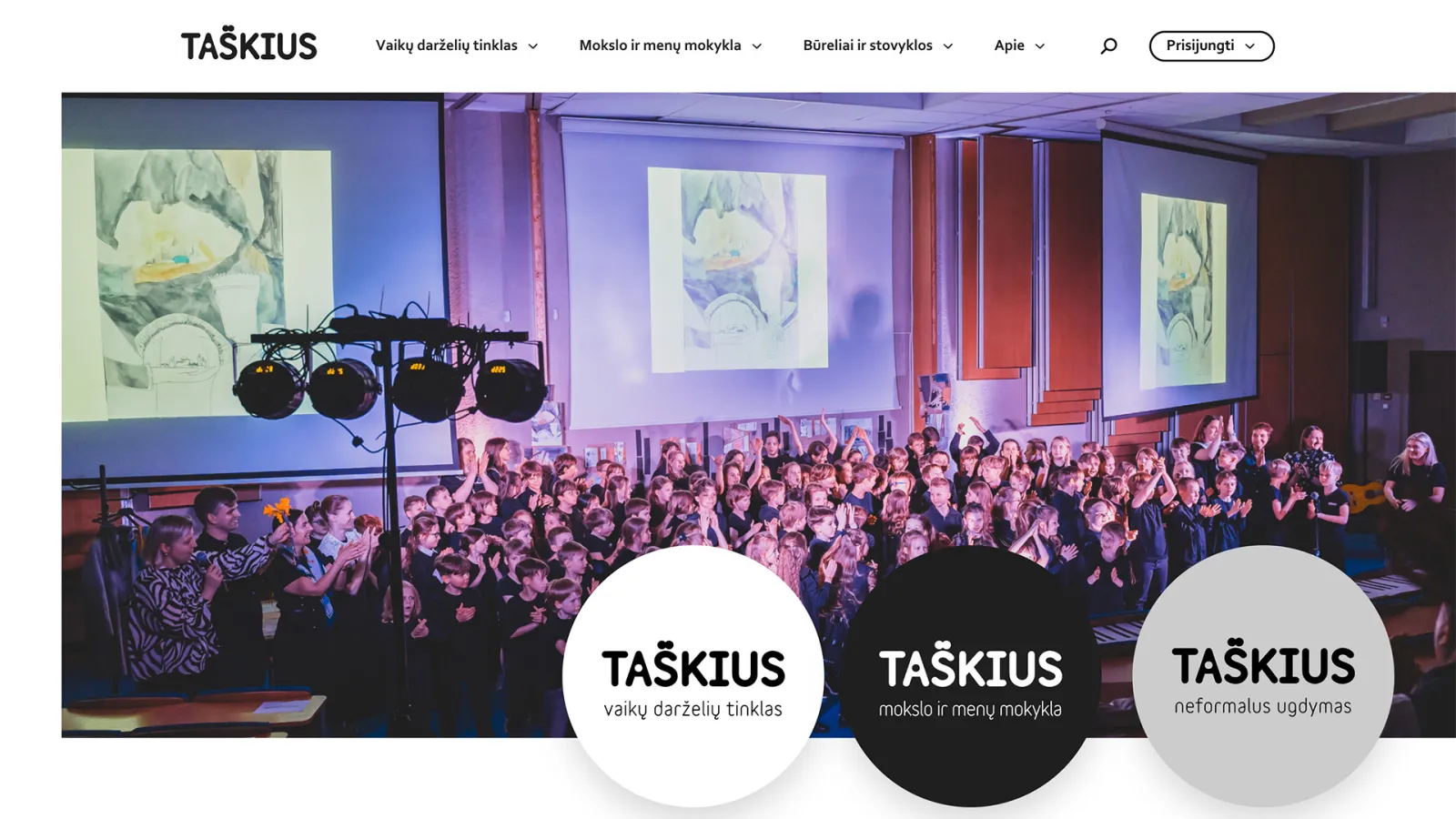 "Taškius" Website